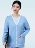 Suéter Médico e de Enfermagem Uniforme de Enfermeira Manga Longa Cardigã Grosso Roupa Externa Salão de Beleza Roupa de Trabalho Macio Amigo da Pele Quente e Confortável