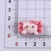 Rosa Snack Gato Dibujo Animado DIY Pegamento Crema Funda para Teléfono Móvil Goteo Aceite Tocado Pasador para el Cabello Joyería Resina Accesorios Material