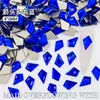 4*6mm Fondo Plano Colorido Flecha Diamante de Cristal Forma Especial Joyas para Uñas Accesorios Diamante para Uñas Portátil Material al por Mayor
