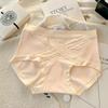 Braguitas Cruzadas Control Micro-Abdomen 10A Antibacterianas Entrepierna Sin Costuras Cómodas Cintura Media Ropa Interior Femenina Algodón Puro Ropa Interior Femenina