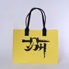 Bolsas de feltro personalizadas com diversos trabalhos manuais, bolsas tote de feltro como brindes corporativos, bolsas tote de grande capacidade com estampas integrais