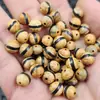 Ágata Rayado Bolas Redondas Jade Bolas Sueltas Amarillo Terroso 8mm Bolas de Ágata diy Pulsera Collar Accesorios de Joyería Bolas