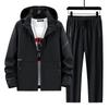 Chaqueta de escalada de montaña, chaqueta de otoño para hombre, traje deportivo de dos piezas para hombre, ropa de Sichuan occidental, chaqueta fina para exteriores para montañismo