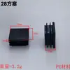 Tapones Cuadrados de Plástico para Tubo al por Mayor, Tapones Cuadrados, Tapones de Goma para Escritorio y Silla de Ferretería, Tapones Cuadrados para Pies de Muebles