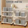 Estante móvel, cesto de armazenamento sob a mesa, solução de armazenamento doméstico para mesas, carrinho com rodas, organizador de estante