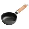 Nuevo aceite caliente especial olla pequeña hierro fundido profunda sartén para tortilla sartén de aceite artefacto para hacer dumplings de huevo hogar sartén antiadherente