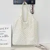 69181 Bolso de Tela de Lunares Estilo Coreano Macarrón Multicolor Gran Capacidad Hombro Único Bolsa de Tela Estudiante Clase Chica