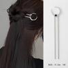 Lírio do vale franja strass rabo de peixe grampo de uma palavra bola redonda coque liga haste de cabelo novo estilo chinês garfo de cabelo feminino