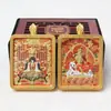 Tíbet Thangkalong Quinto Maestro Benmingfo Manjushri Ocho Dioses Protectores Relieve Estéreo de Doble Cara Colgante Thangka Venta al por Mayor