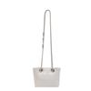 Bolsa feminina casual 2022 verão nova moda simples corrente de contas bolsa de ombro bolsa de axila moda pequena bolsa quadrada