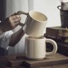 Taza de cerámica simple de color sólido de gran capacidad, taza de oficina, taza para el hogar, taza de personalidad, taza para té de frutas al por mayor