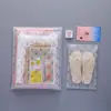 Sacos de Embalagem, Sacos com Zíper para Roupas, Sacos Transparentes Foscos de Plástico para Meias e Roupas Íntimas, Sacos de Embalagem de Roupas para Lojas de Roupas, Sacos Autoadesivos