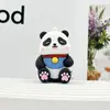 Llavero de Panda Grande de Dibujos Animados Colgante de Muñeca Caja Ciega Arqueológica Muñeca de Goma Drop Maquina de Muñecas al por Mayor Accesorios para Cajas Ciega