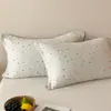 Fundas de Almohada Florales Pequeñas, un Par de Fundas de Almohada de Gasa de Algodón Puro 2026 Nuevas, Anti-Aceite para el Cabello, Funda Interior para Almohada 48X74