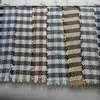 Nueva Tela Jacquard de Rayas Teñidas en Hilo de Lino Imitación Cuadros Rayas de Doble Línea Coloridas Tela para Tapicería de Sofá