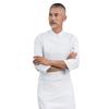 Roupa de trabalho de chef masculina de manga comprida espessada outono e inverno hotel refeitório restaurante panificação cozinha branco alta qualidade roupa de chef