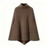 Moda femenina transfronteriza: nueva colección de otoño, estilo europeo y americano, chic y elegante, con mangas raglán, chal de punto y un top tipo chaleco pullover