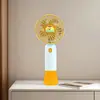 Novo Mini Ventilador Portátil de Mão, Suporte de Mesa Portátil, Ventilador de Carregamento USB, Presente para Estudante Atacado
