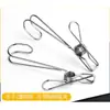 Suministros de limpieza para el hogar: percha de alambre de acero de cola larga con pinzas, herramienta multifuncional para colgar y cuidar bolsos de cuero y artículos de cuero