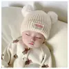 [Forrado] Gorro de Bebé Otoño e Invierno Lindo Súper Lindo Lana de Bebé Cálido Protección para Orejas Tejido para Bebé Invierno