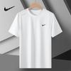 Camiseta de Gelo Manga Curta Masculina Verão Corrida Fitness Camiseta Seda de Gelo Secagem Rápida Roupas Top Esportivo Masculino com Elasticidade