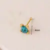 Moda Joker Nuevo Anillo de Nariz de 7 Barras Mariposa Luna Aro de Nariz Aro de Cartílago de Oreja Acero Inoxidable Barra en L Perforación de Nariz de Moda