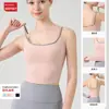 Top Deportivo Cruzado Fino de Tirante Fino Estilo Nuevo Transfronterizo para Mujer con Almohadillas en el Pecho, Sujetador de Yoga Fitness Adelgazante