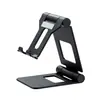 Soporte de escritorio de aleación de aluminio para teléfono móvil y tableta, doble plegado multifuncional, soporte de metal personalizable para teléfono móvil y tableta