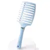 Peine Grande Hueco con Dientes Altos y Cerdas Suaves para Peinar, Adecuado para Estudiantes y Niñas, Peine Curvo, Peine con Costillas para Mujeres, Uso Doméstico, Peinado y Masaje del Cabello