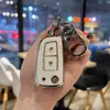 Adequado para Capa de Chave Nissan Qashqai Tiida Modelo Dobrável Jinqi Concha Simples Fivela Versão Elite Bolsa Dongfeng Versão Cool