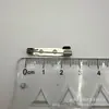 Broche de alfinete de segurança furado, alfinete simples, acessórios para joias DIY, broche de alfinete para lapela/roupa, alfinete de broche de fixação fácil