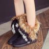 Novas Botas de Neve Grossas e Quentes para Mulheres 2026, Botas Curtas de Pelo Estilo Coreano, Botas de Neve de Algodão para Mulheres de Comércio Exterior