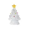 Decoraciones navideñas con detalles dorados, micro paisajismo para coche, casita, carrusel, suministro transfronterizo, adornos de cristal