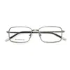 Armações de Óculos Casuais de Negócios Ultra-Leves da Moda em Liga Metálica com Aro Completo, Luxo Leve Casual de Negócios de Alta Qualidade, Podem Ser Personalizadas com Lentes, Atacado do Fabricante