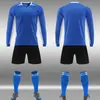 Nuevos Uniformes de Fútbol para Niños y Adultos Trajes de Manga Larga Ropa Deportiva Casual Uniformes de Entrenamiento para Competición de Equipos Estudiantiles