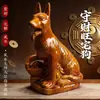 Perro de Cerámica Tang Sancai Adornos de Perro Perro del Zodiaco Decoraciones para el Hogar Decoración de Vestíbulo Perro Lobo Regalo de Inauguración