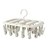 Secador de Calcetines para Bebé, Perchero con Múltiples Pinzas para Baberos de Bebé, Colgador Doméstico para Balcón para Ropa Interior, Gadget Multifuncional