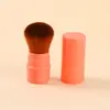 Popular Individual Transfronterizo Cepillo Retráctil Mango de Plástico Multifuncional Cepillo de Maquillaje Cepillo de Cerdas de Nylon Cepillo para Rubor Cepillo para Polvo Suelto Portátil
