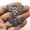 Europeu e Americano Venda Quente Vintage Goth DIY Acessórios de Liga de Zinco Mariposa Crânio Pingente Acessórios Adequados para Colar Brincos