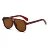 Clásico transfronterizo europeo y americano serie 57 unisex marco grande protección solar para conducir moda gafas de sol sencillas 5783