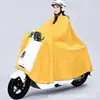 Impermeable Vehículo Eléctrico Nivel Lluvia Torrencial Cuerpo Completo Integrado Impermeable para Vehículo Eléctrico Grueso Abrigo Anti-Lluvia Torrencial Ciclismo