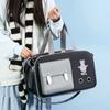 Transportadora de Gatos Transfronteriza Bolsa Portátil de Viaje para Mascotas Transportadora de Gatos Gran Capacidad Transpirable Compatible con Carrito Mochila para Mascotas de un Solo Hombro