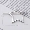 Presilha de Liga Estilo Coreano Nova Metal Pentagonal Laço Grampo de Cabelo Sapo Fivela de Grampo de Cabelo Cupido Acessório de Cabelo Coração