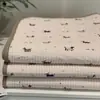 Directamente del fabricante: Funda de Cama de Algodón Puro Lavada a Alta Temperatura de Doble Cara Versión Ab Juego de Tres Piezas, Funda de Cama Individual Lavable a Máquina, Estilo para Todas las Estaciones