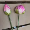 Nuevo Chinoiserie Loto Simulado Hoja de Loto Flor Artificial Decoración para el Hogar Hotel Accesorios de Diseño de Planta Verde Simulada