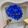90 Piezas de Flores de Hortensia de Cabeza Única para Decoración de Paredes Florales de Boda, Decoración del Hogar y Hotel, Flores Artificiales, Venta al por Mayor