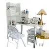 Escritorio de Escritura Simple para Dormitorio de Apartamento Pequeño Escritorio de Estudio Rectangular Simple con Esquinas Redondeadas Escritorio para Computadora de Oficina