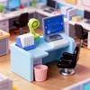 Micro-Paisagismo Criativo para Escritório, Decorações Diárias, Pequenos Enfeites DIY para Estações de Trabalho, Decorações para Carro e Casa