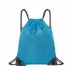 Atividades ao Ar Livre Evento Maratona Bolsa Mochila Esportiva Simples Leve Mochila com Cordão Bolsa com Cordão Estampa de Logo