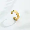 Pulsera de Anillo Magnético de Acero de Titanio, Anillo Anti-Ronquidos Abierto de Acero Inoxidable, Anillo Anti-Ronquidos para Alivio del Estrés
